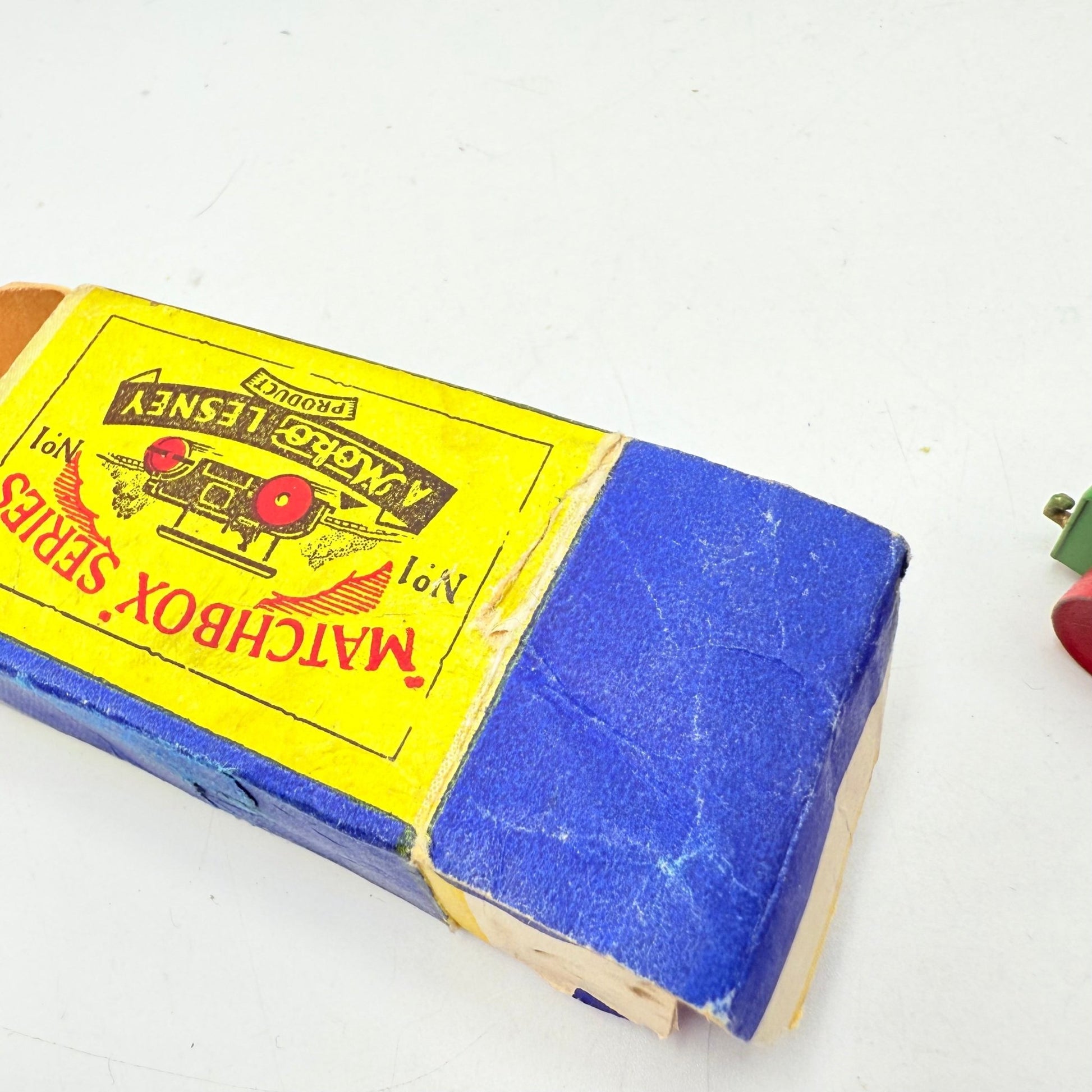 Matchbox Lesney 1a Aveling Barford Diesel Road Roller with Repaired Script Box - Magic Matchbox