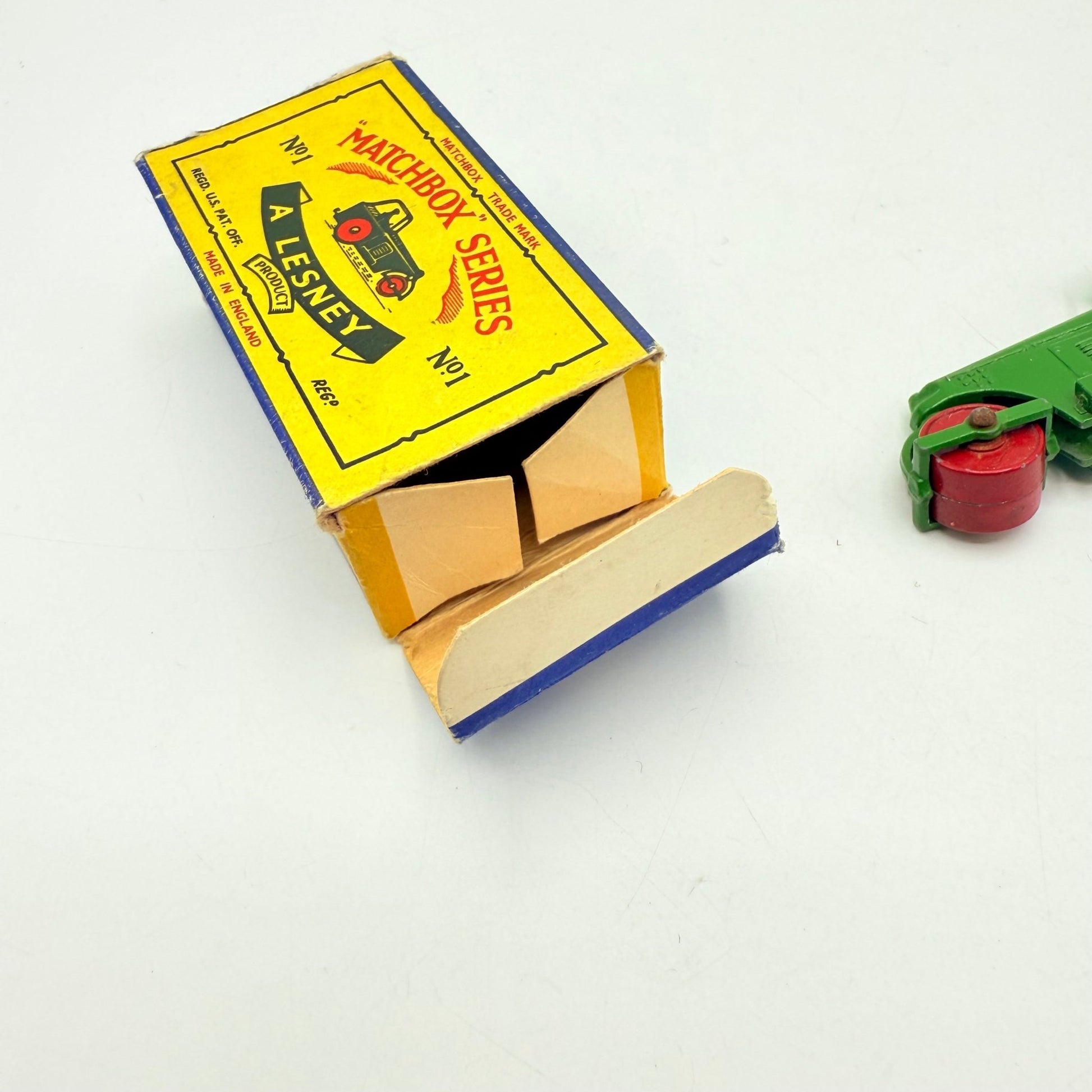 Matchbox Lesney 1c Road Roller Darker Green - Magic Matchbox
