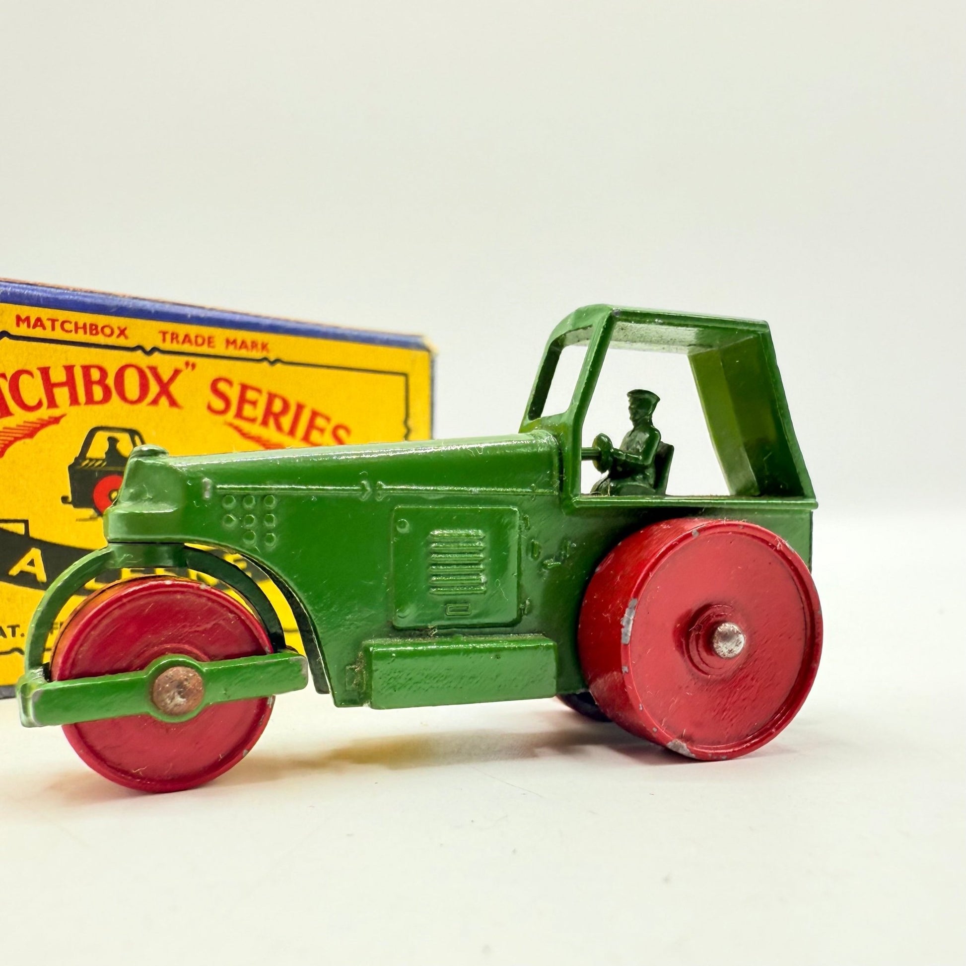 Matchbox Lesney 1c Road Roller Darker Green - Magic Matchbox