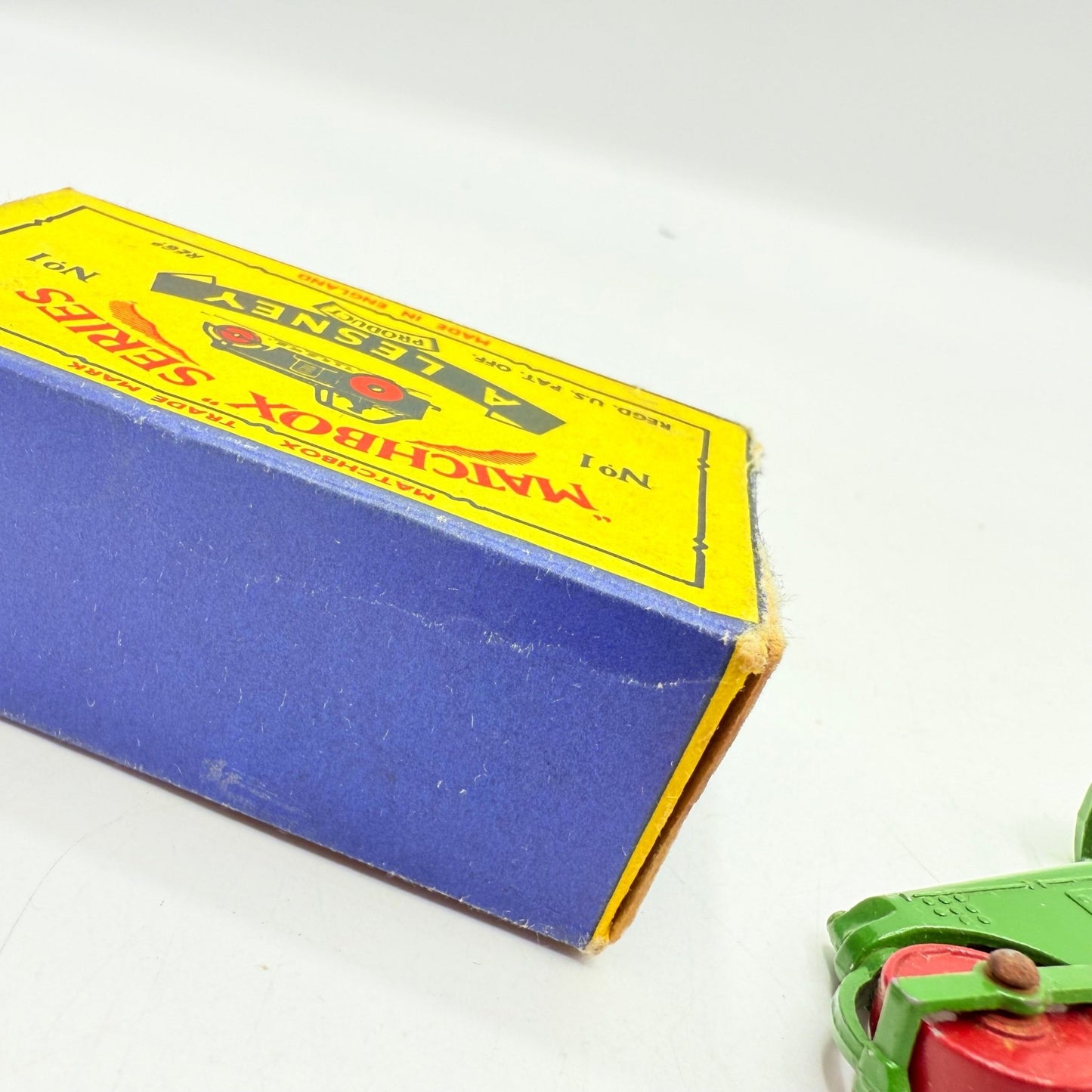 Matchbox Lesney 1c Road Roller Darker Green - Magic Matchbox