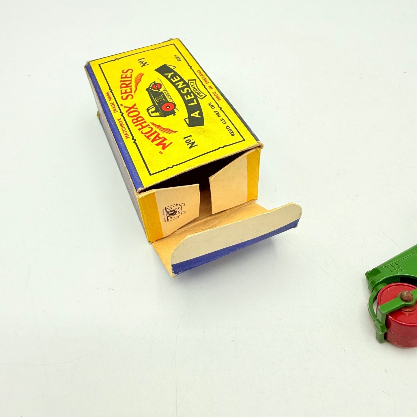 Matchbox Lesney 1c Road Roller Darker Green - Magic Matchbox