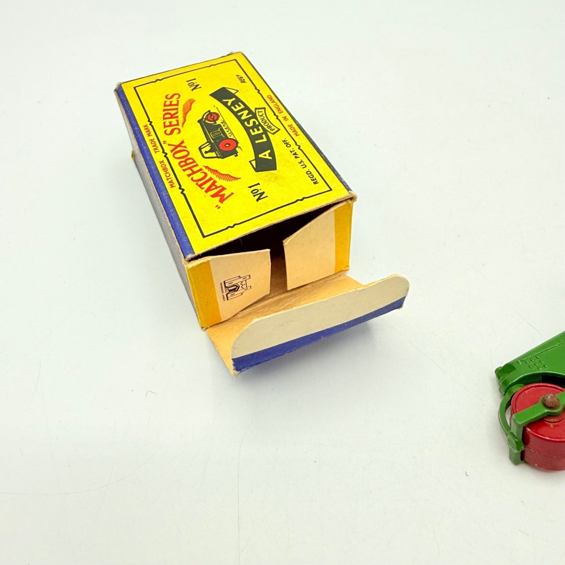 Matchbox Lesney 1c Road Roller Darker Green - Magic Matchbox