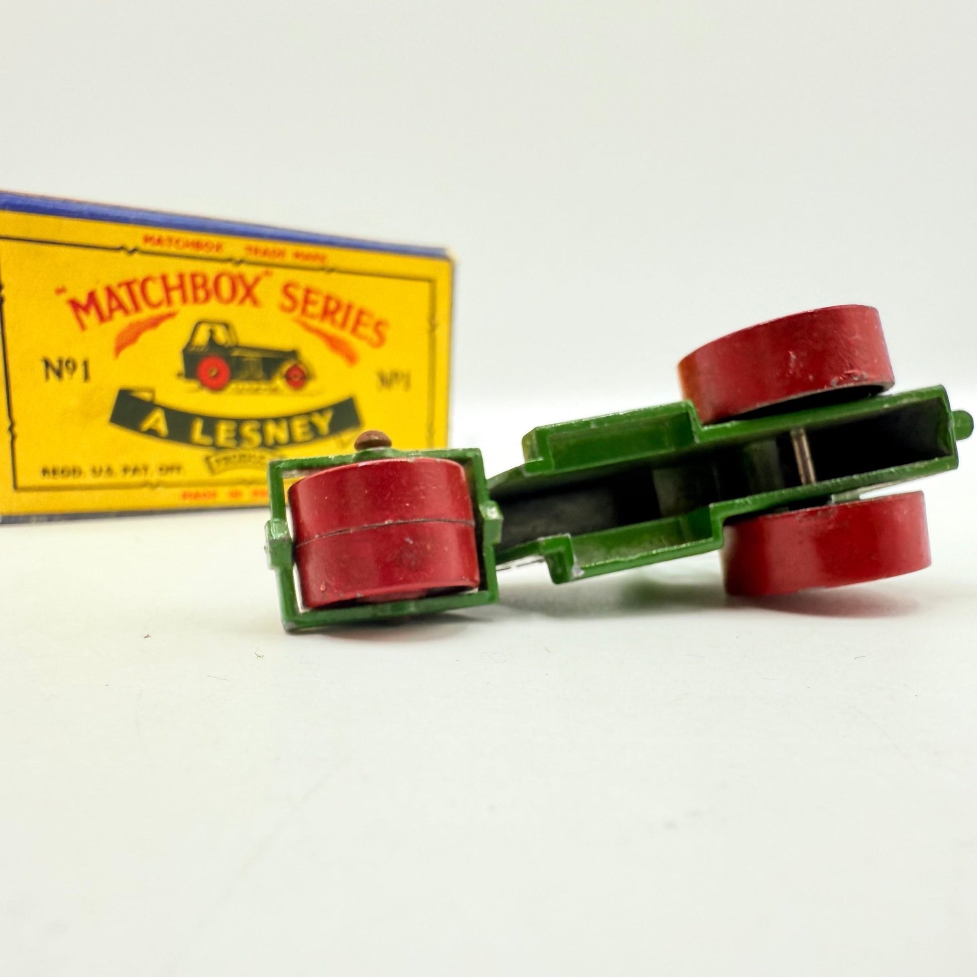 Matchbox Lesney 1c Road Roller Darker Green - Magic Matchbox