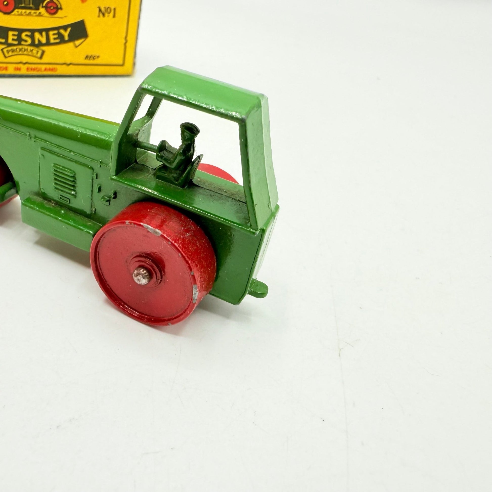 Matchbox Lesney 1c Road Roller Darker Green - Magic Matchbox