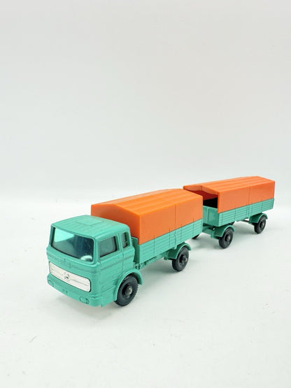 Matchbox Lesney 1e & 2d Mercedes Covered Truck And Trailer - Magic Matchbox
