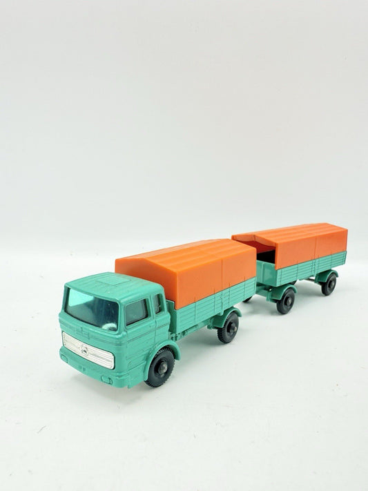 Matchbox Lesney 1e & 2d Mercedes Covered Truck And Trailer - Magic Matchbox