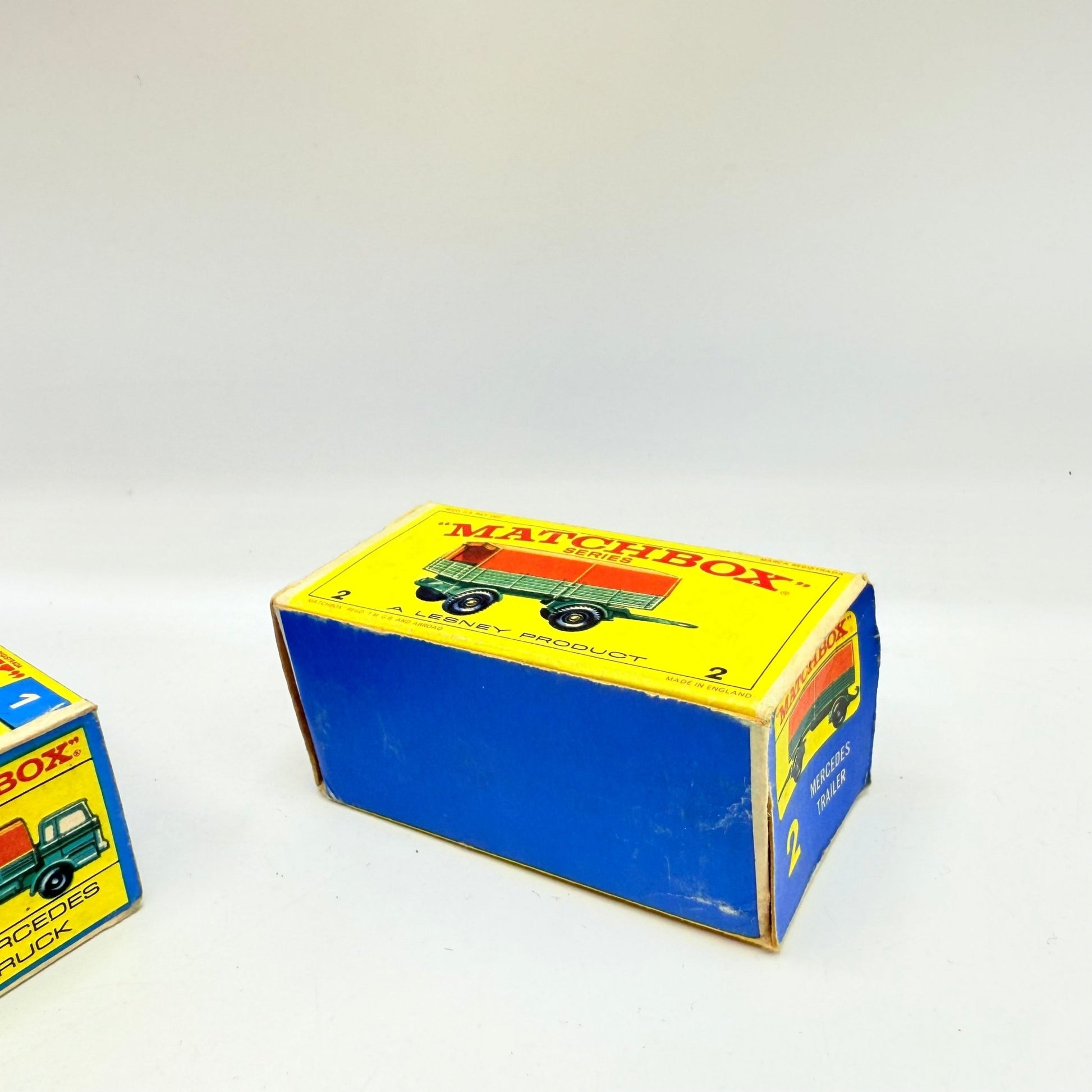 Matchbox Lesney 1e & 2d Mercedes Covered Truck And Trailer - Magic Matchbox