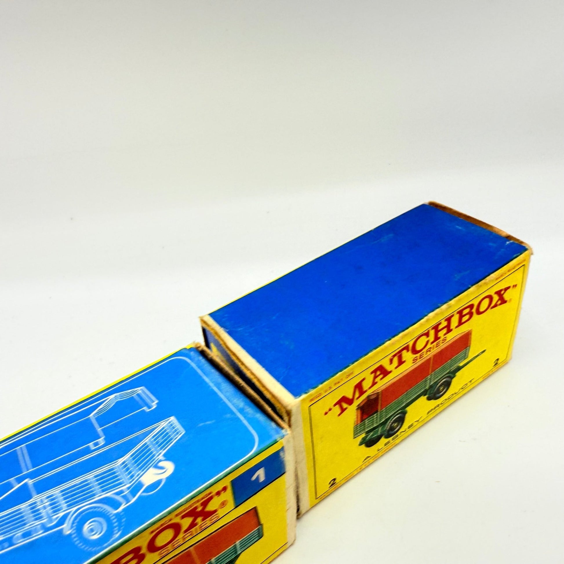 Matchbox Lesney 1e & 2d Mercedes Covered Truck And Trailer - Magic Matchbox