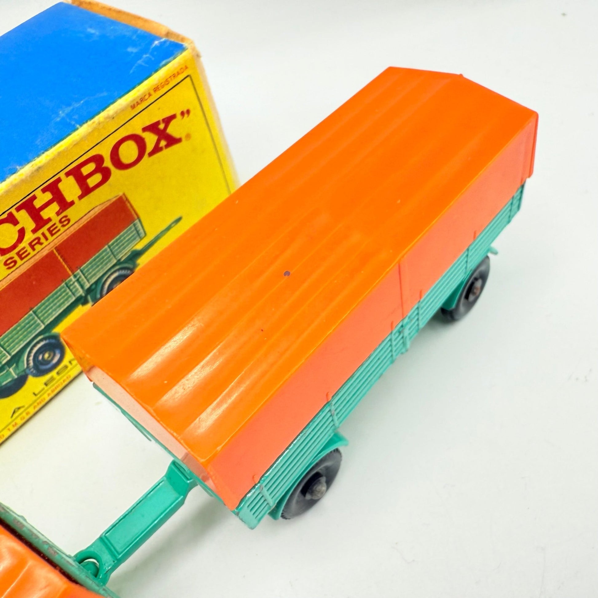 Matchbox Lesney 1e & 2d Mercedes Covered Truck And Trailer - Magic Matchbox