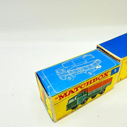 Matchbox Lesney 1e & 2d Mercedes Covered Truck And Trailer - Magic Matchbox