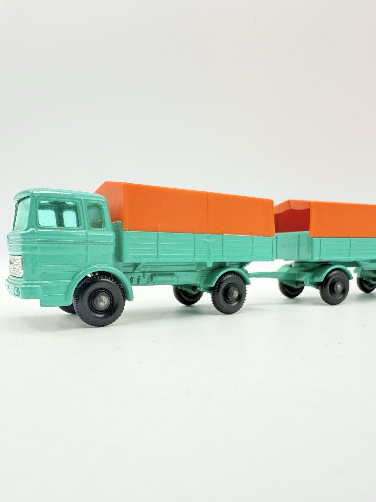 Matchbox Lesney 1e & 2d Mercedes Covered Truck And Trailer - Magic Matchbox