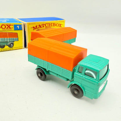 Matchbox Lesney 1e & 2d Mercedes Covered Truck And Trailer - Magic Matchbox