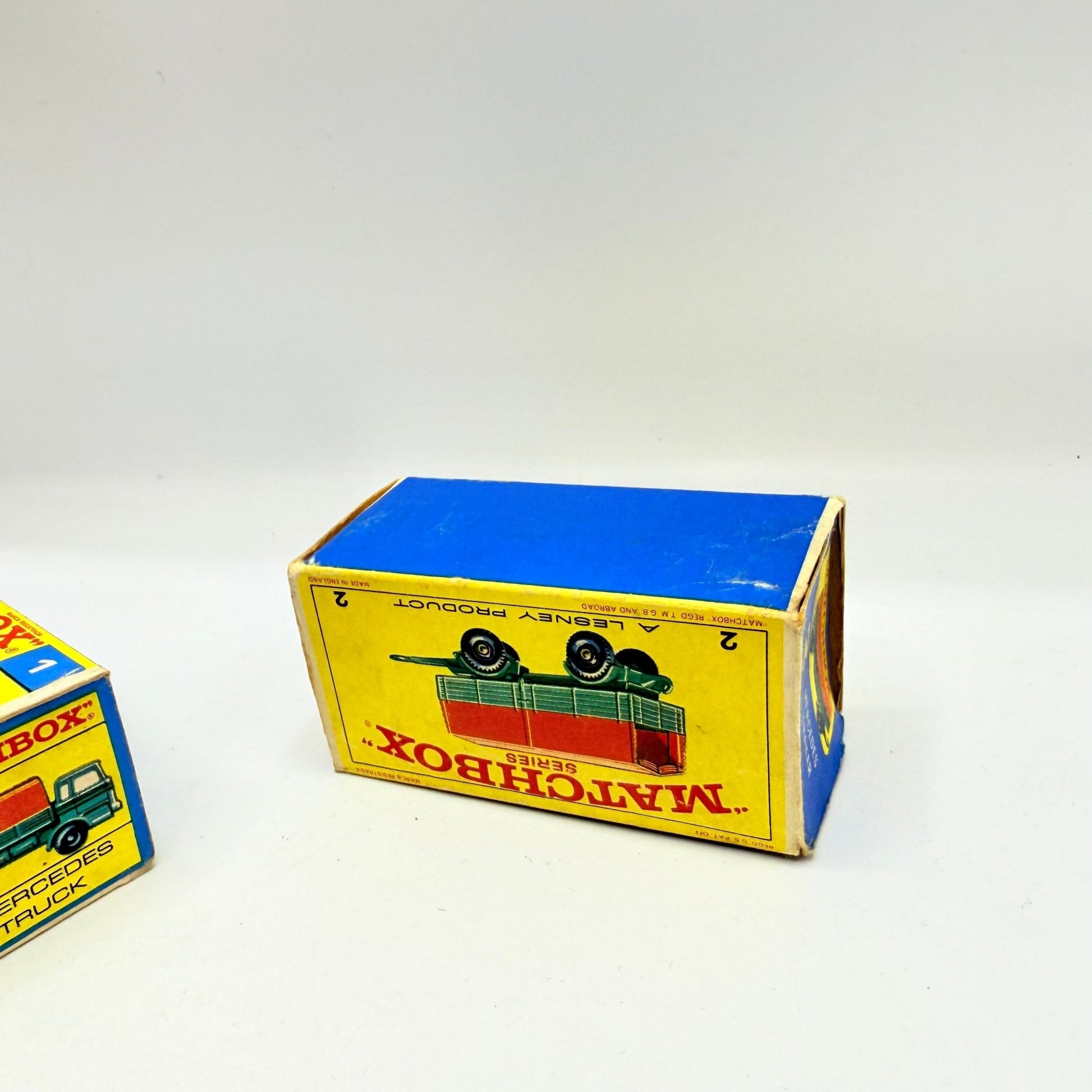 Matchbox Lesney 1e & 2d Mercedes Covered Truck And Trailer - Magic Matchbox