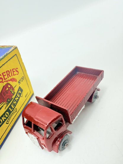 Matchbox Lesney 20a ERF Stake Truck MW Damaged Box - Magic Matchbox