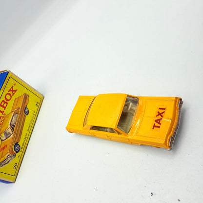 Matchbox Lesney 20c Chevrolet Impala Taxi BPW - Magic Matchbox