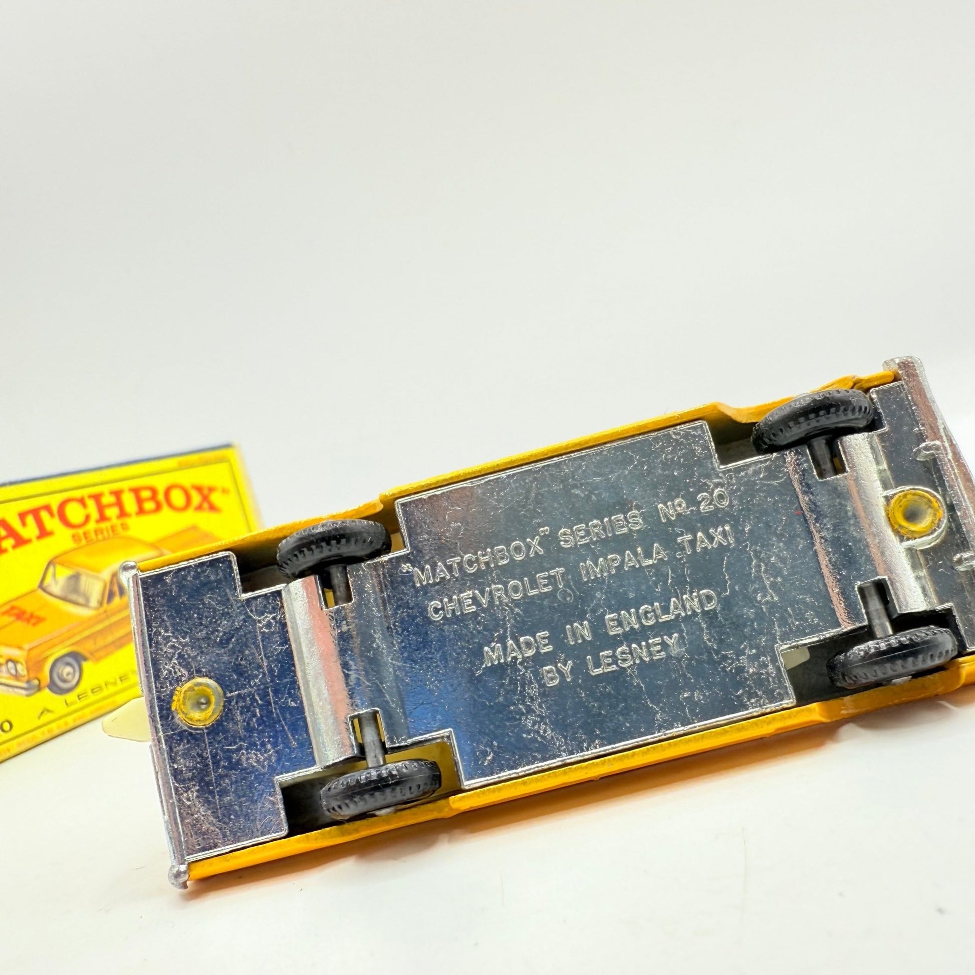 Matchbox Lesney 20c Chevrolet Impala Taxi BPW - Magic Matchbox