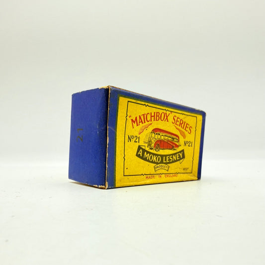 Matchbox Lesney 21b Bedford Duple Coach Empty Original Box - Magic Matchbox