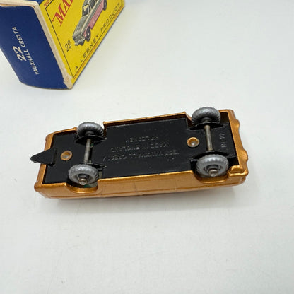 Matchbox Lesney 22b Vauxhall Cresta PA SPW Metallic Gold - Magic Matchbox
