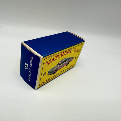 Matchbox Lesney 22b Vauxhall Cresta PA WHEEL ERROR - Magic Matchbox