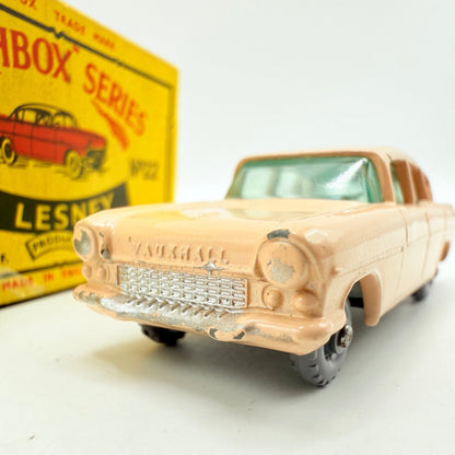 Matchbox Lesney 22b Vauxhall Cresta Pink with windows GPW - Magic Matchbox