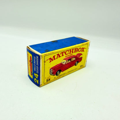 Matchbox Lesney 24c Rolls Royce Silver Shadow Empty Box - Magic Matchbox