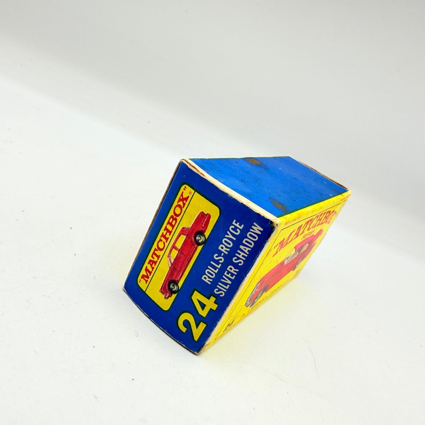 Matchbox Lesney 24c Rolls Royce Silver Shadow Empty Box - Magic Matchbox