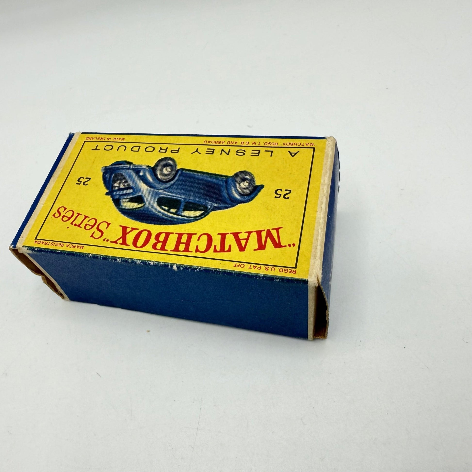 Matchbox Lesney 25b Volkswagen Beetle MIS - SPELT BASE - Magic Matchbox