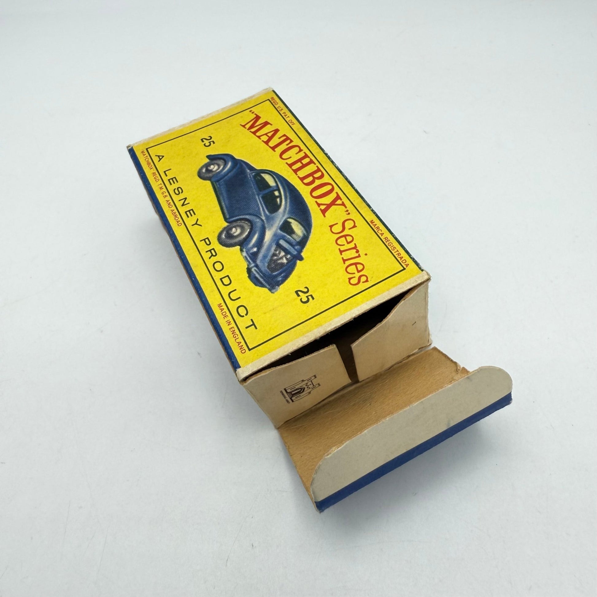 Matchbox Lesney 25b Volkswagen Beetle MIS - SPELT BASE - Magic Matchbox