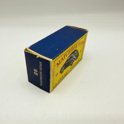 Matchbox Lesney 25b Volkswagen Beetle MIS - SPELT BASE - Magic Matchbox
