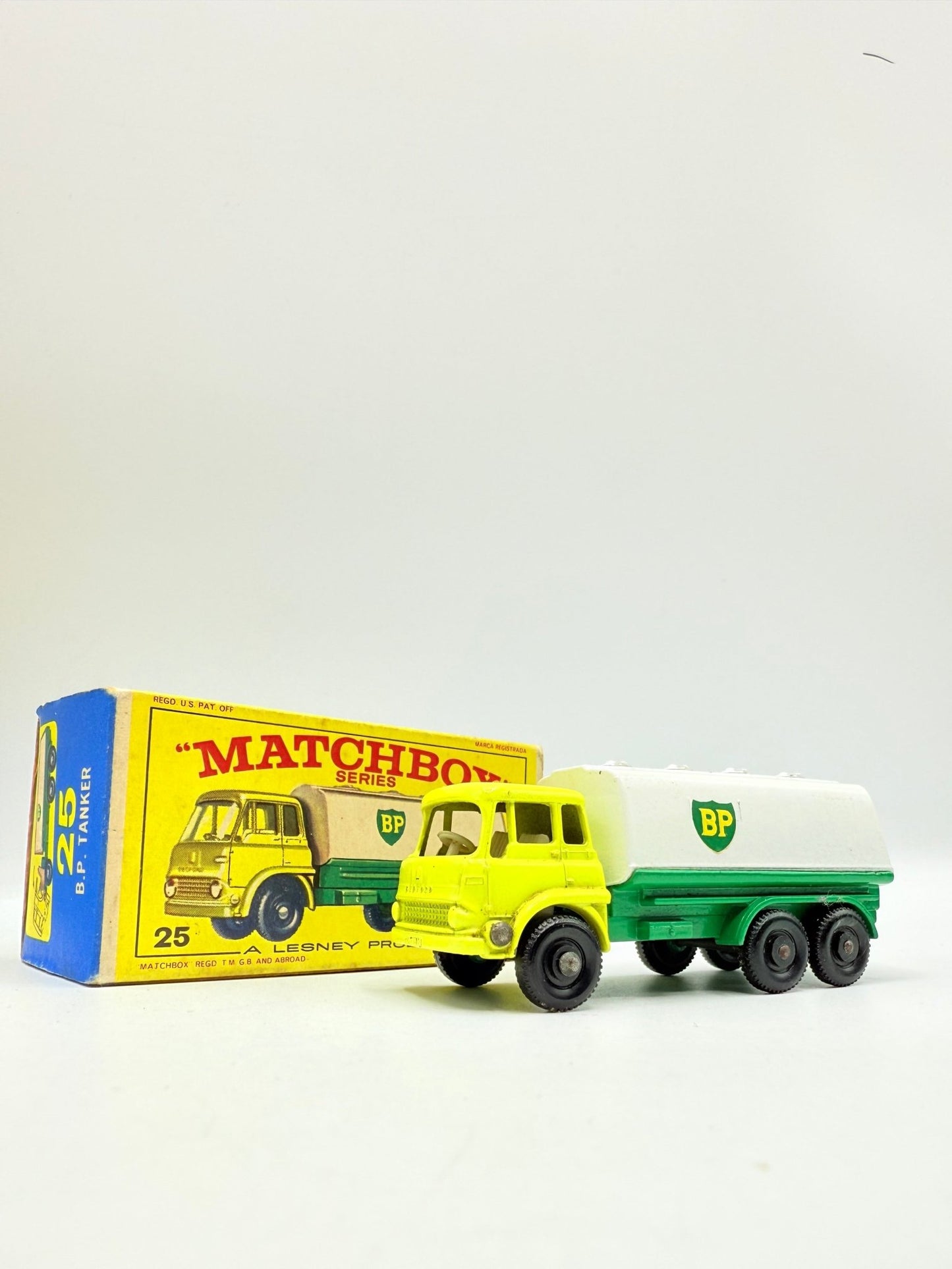 Matchbox Lesney 25c BP Tanker with decals - Magic Matchbox