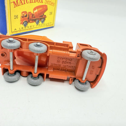Matchbox Lesney 26b Foden Cement Mixer GPW - Magic Matchbox