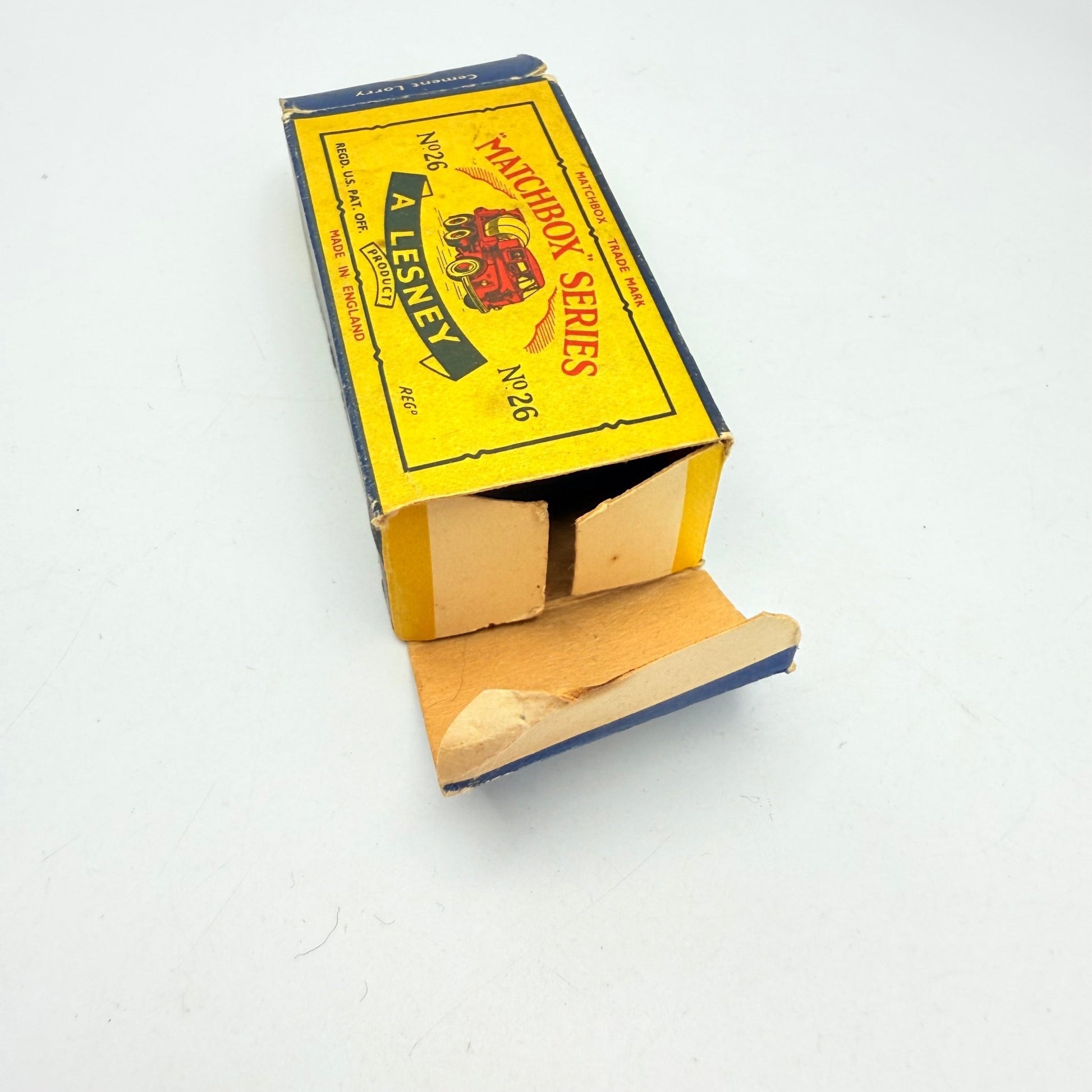 Matchbox Lesney 26b Foden Cement mixer Lorry truck in C - type box - Magic Matchbox