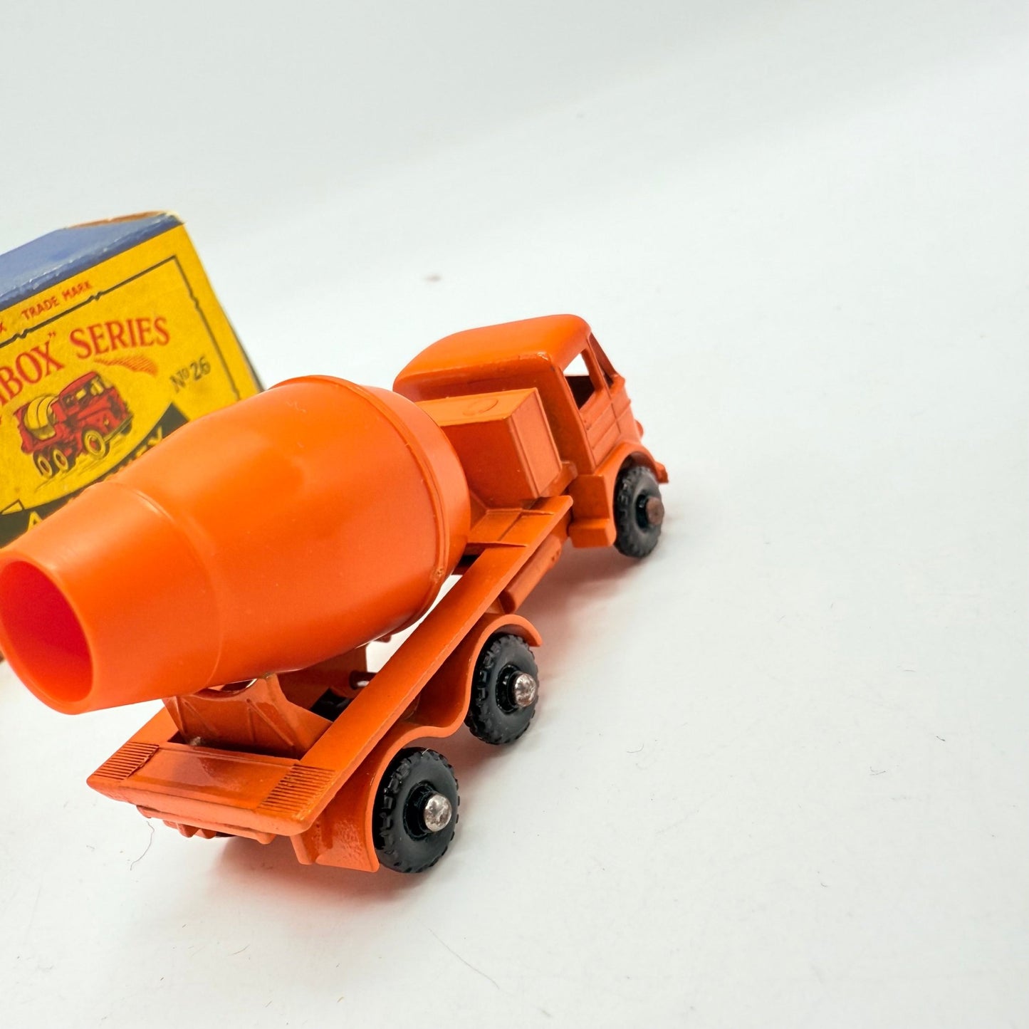 Matchbox Lesney 26b Foden Cement mixer Lorry truck in C - type box - Magic Matchbox