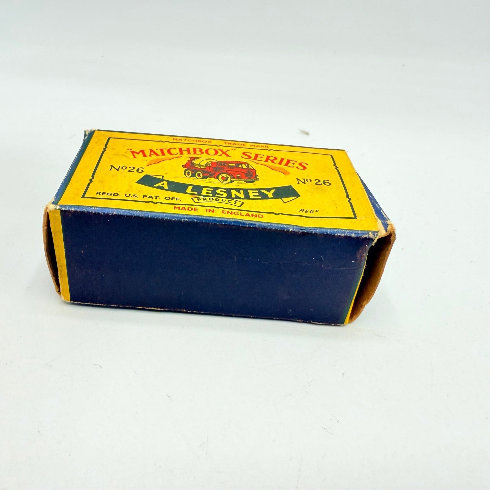 Matchbox Lesney 26b Foden Cement mixer Lorry truck in C - type box - Magic Matchbox