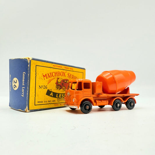 Matchbox Lesney 26b Foden Cement mixer Lorry truck in C - type box - Magic Matchbox