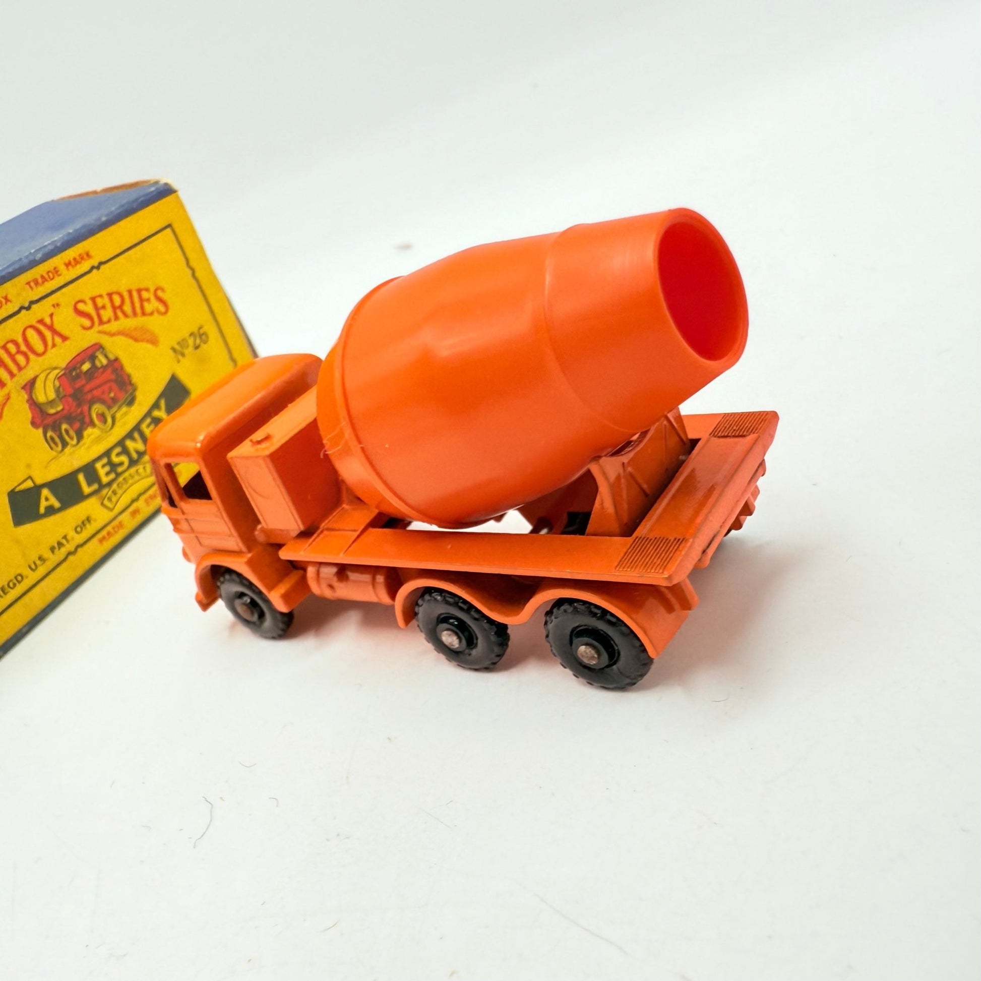 Matchbox Lesney 26b Foden Cement mixer Lorry truck in C - type box - Magic Matchbox