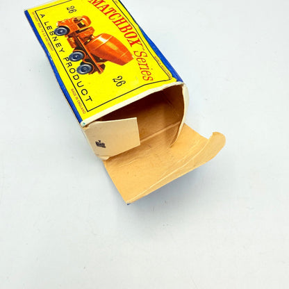 Matchbox Lesney 26b Foden Cement Mixer Truck BPW - Magic Matchbox