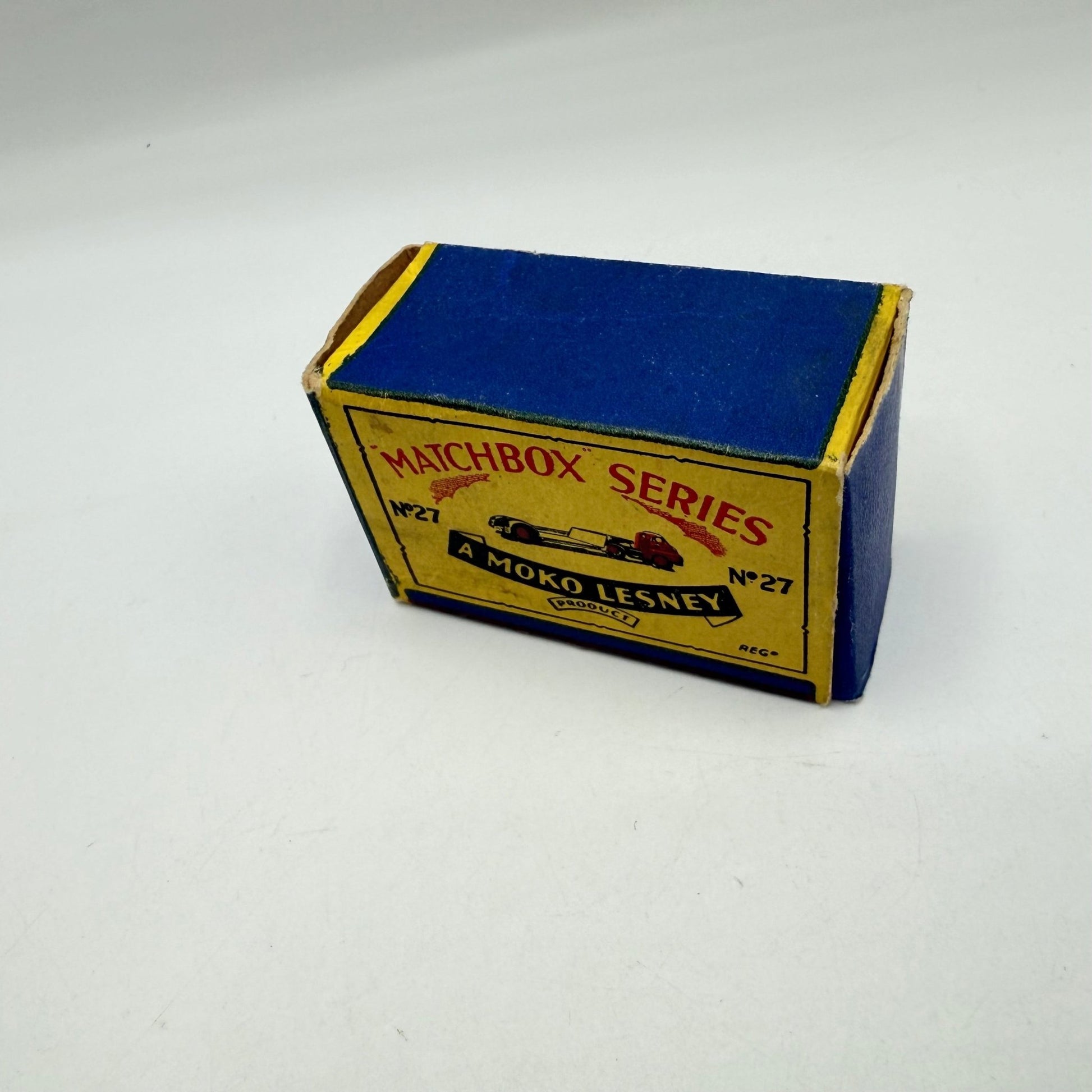 Matchbox Lesney 27a Bedford Articulated Low Loader SC1 BLUE - Magic Matchbox