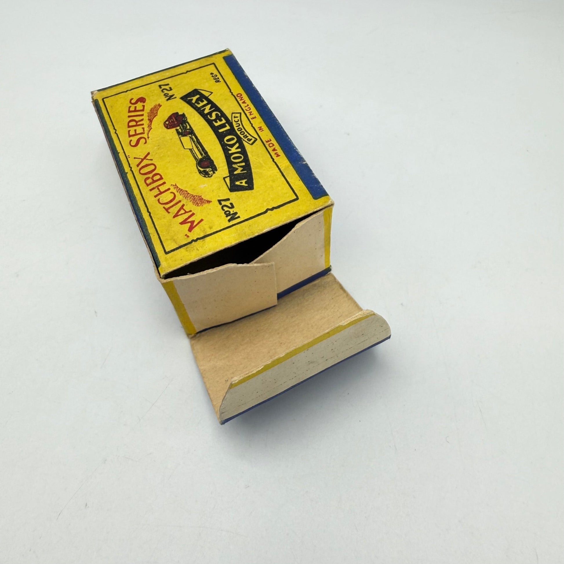 Matchbox Lesney 27a Bedford Articulated Low Loader SC1 BLUE - Magic Matchbox