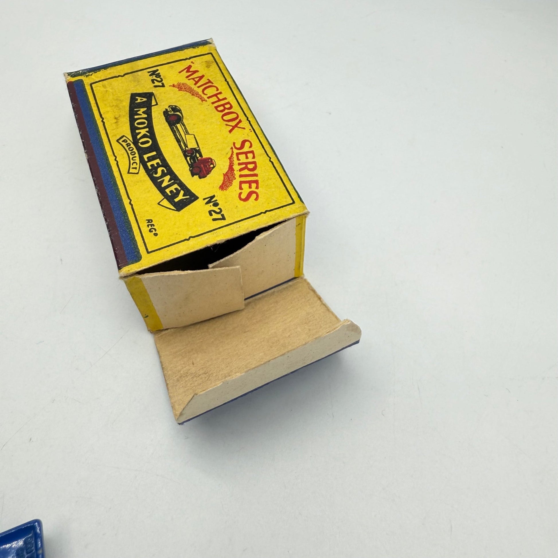 Matchbox Lesney 27a Bedford Articulated Low Loader SC1 BLUE - Magic Matchbox