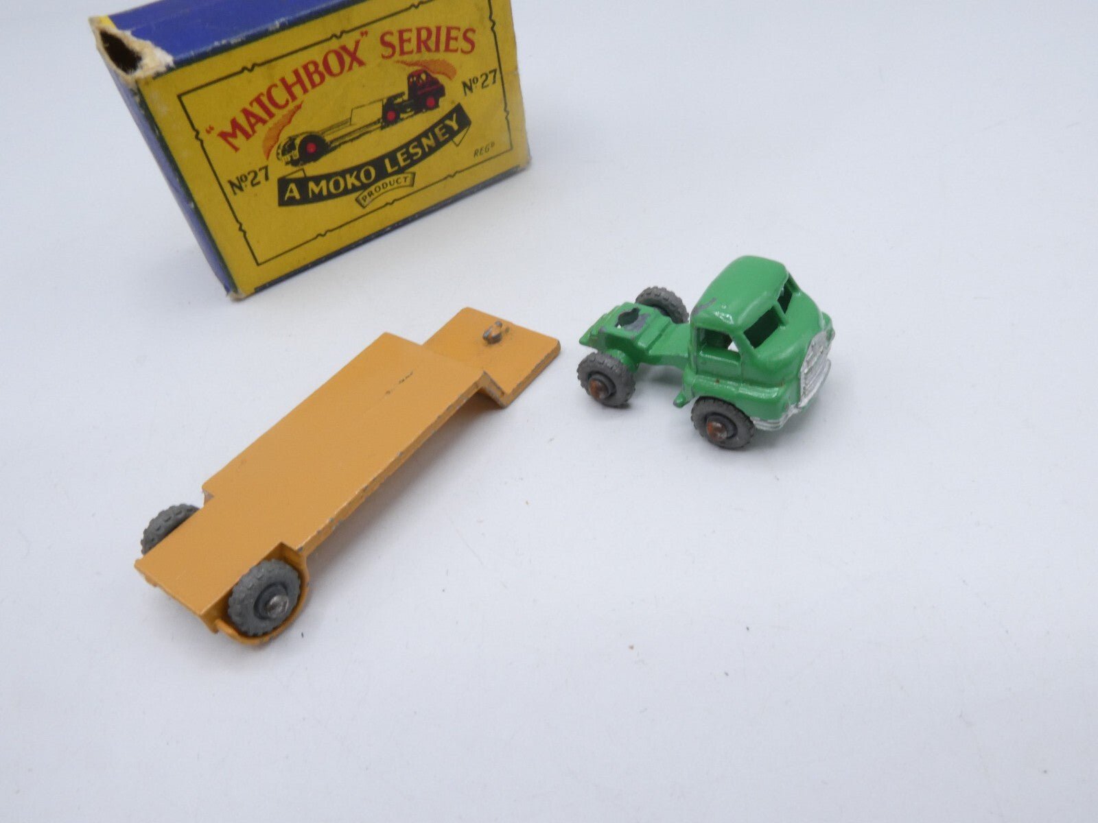Matchbox Lesney 27a Bedford Low Loader MW - Magic Matchbox