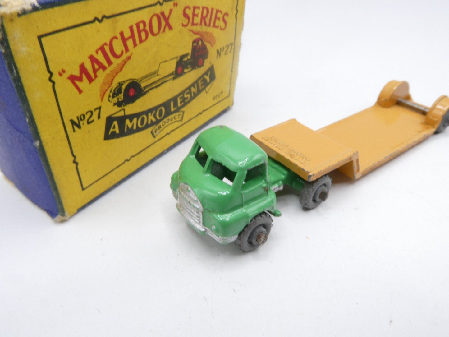 Matchbox Lesney 27a Bedford Low Loader MW - Magic Matchbox