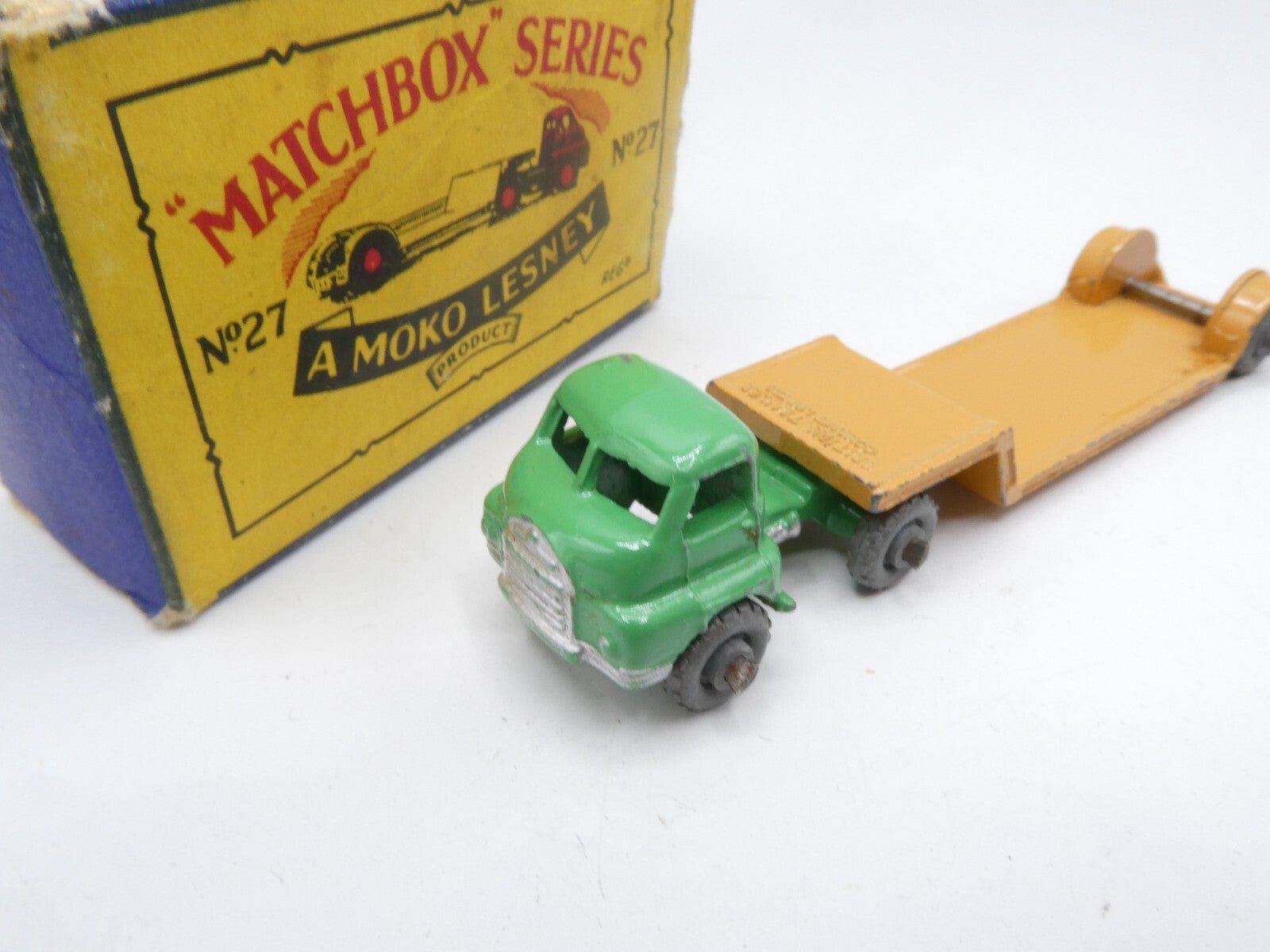 Matchbox Lesney 27a Bedford Low Loader MW - Magic Matchbox