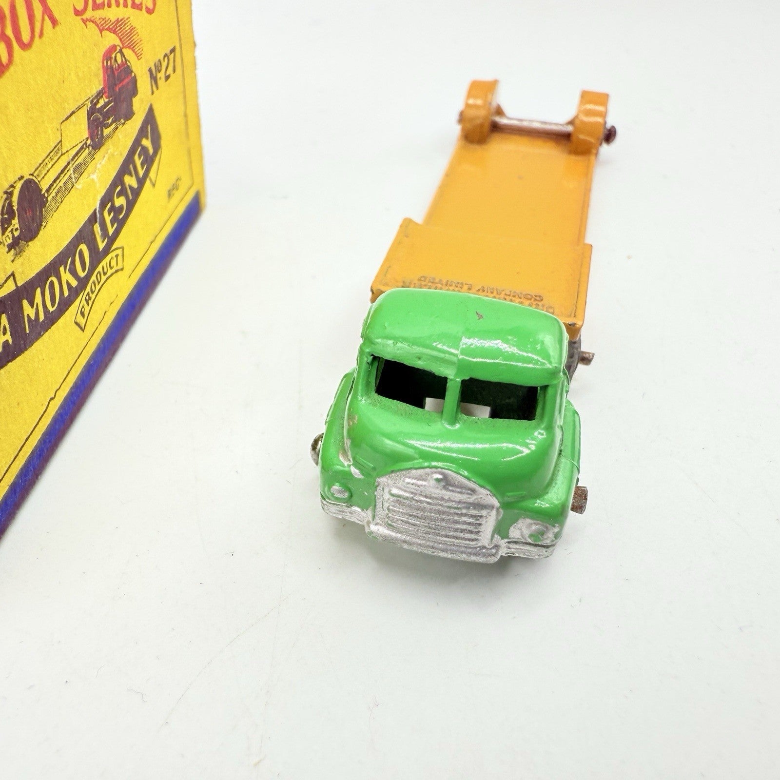 Matchbox Lesney 27a Bedford Low Loader MW - Magic Matchbox