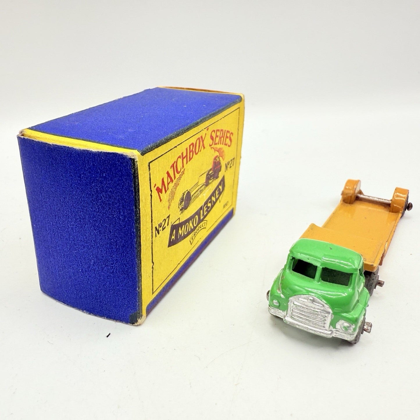 Matchbox Lesney 27a Bedford Low Loader MW - Magic Matchbox