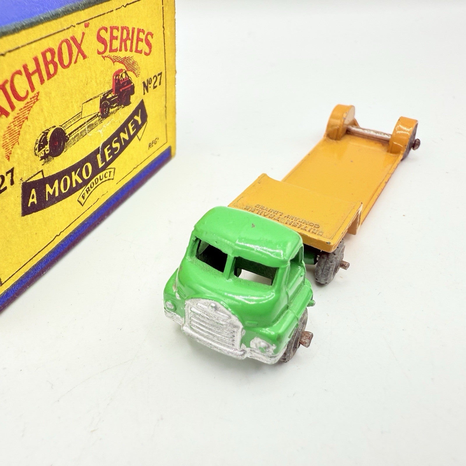 Matchbox Lesney 27a Bedford Low Loader MW - Magic Matchbox