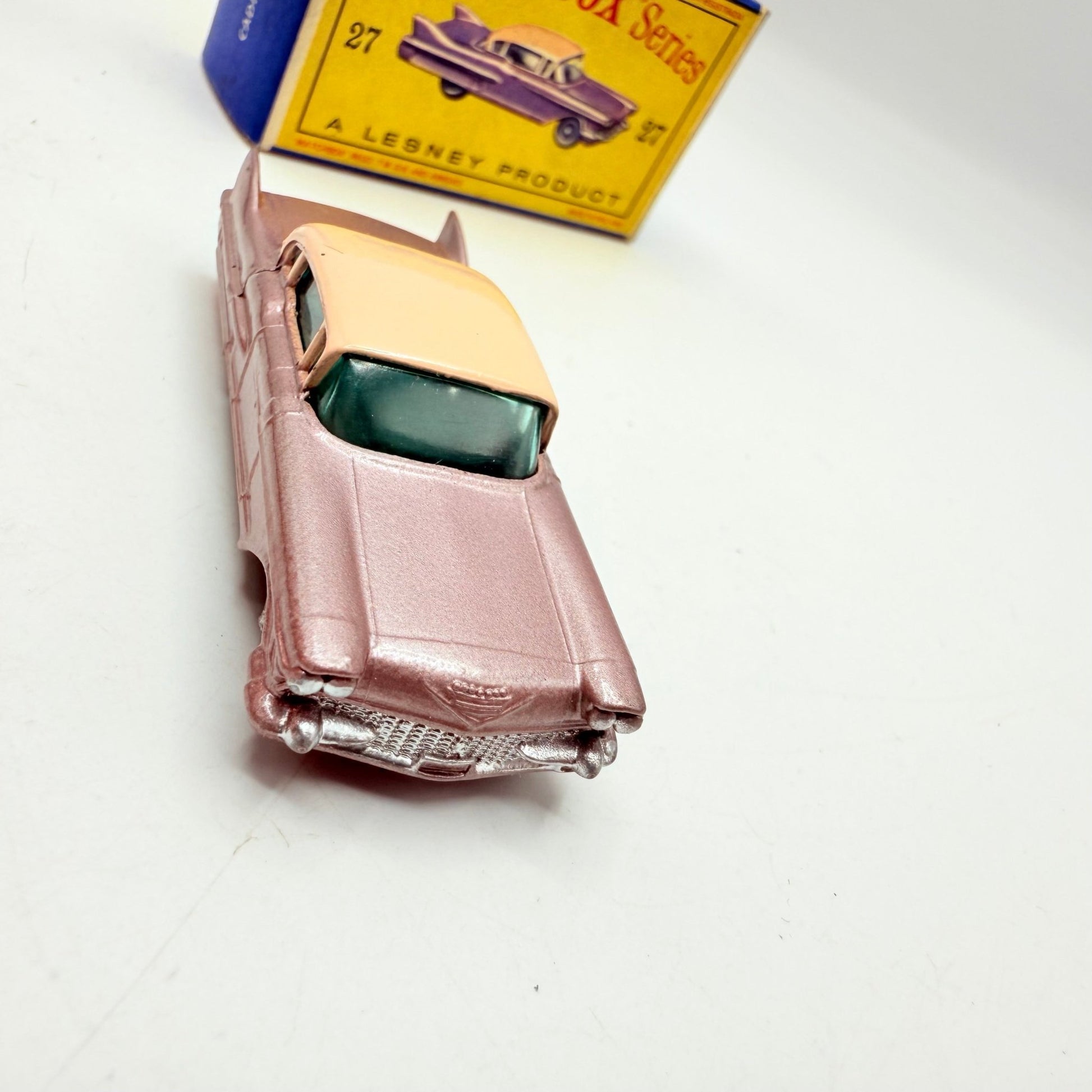 Matchbox Lesney 27c Cadillac Sixty Special GPW Black Base - Magic Matchbox