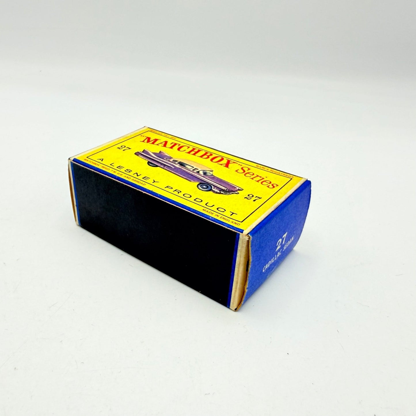 Matchbox Lesney 27c Cadillac Sixty Special GPW Black Base - Magic Matchbox