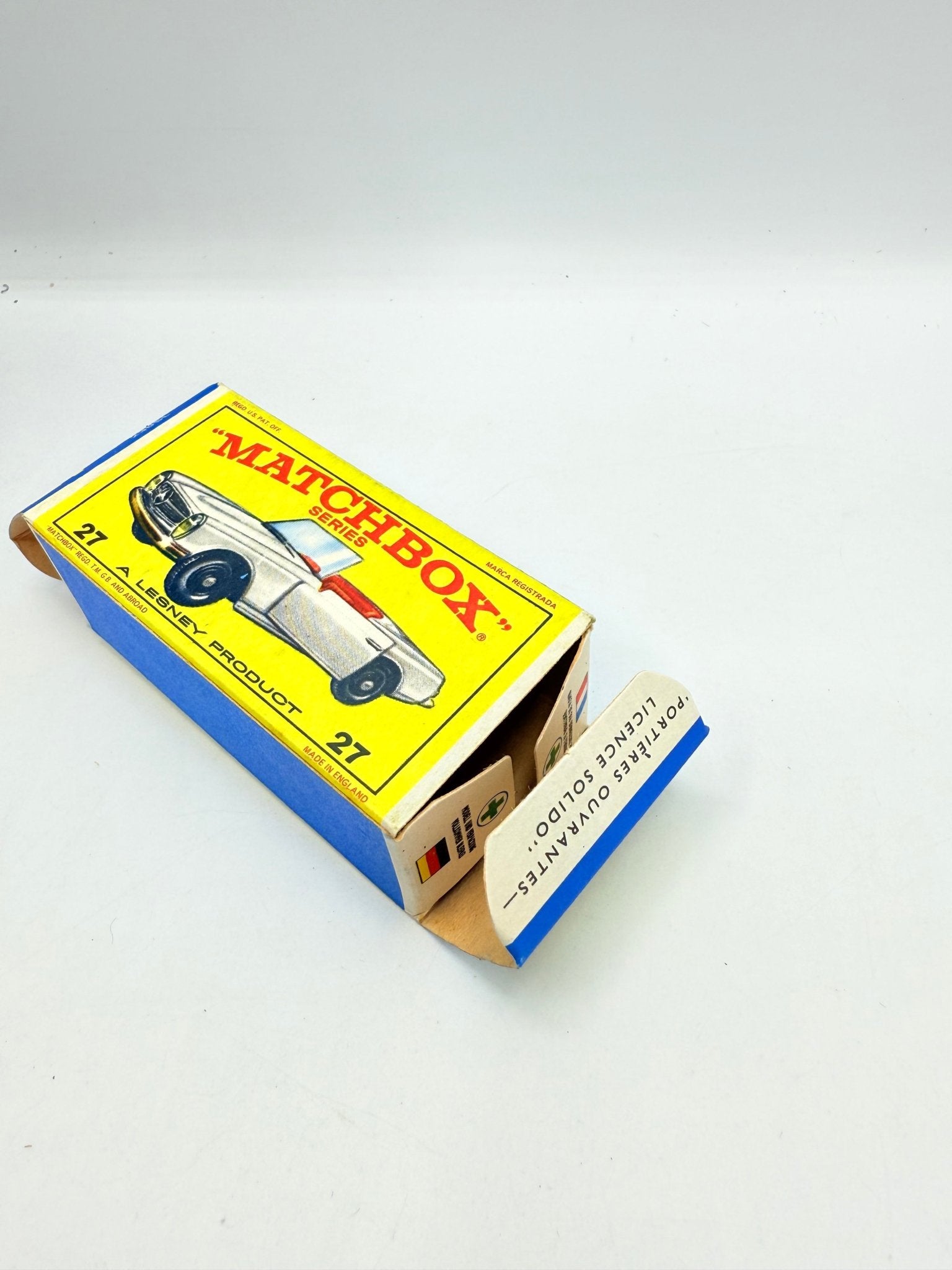 Matchbox Lesney 27d Mercedes - Benz 230SL - Magic Matchbox