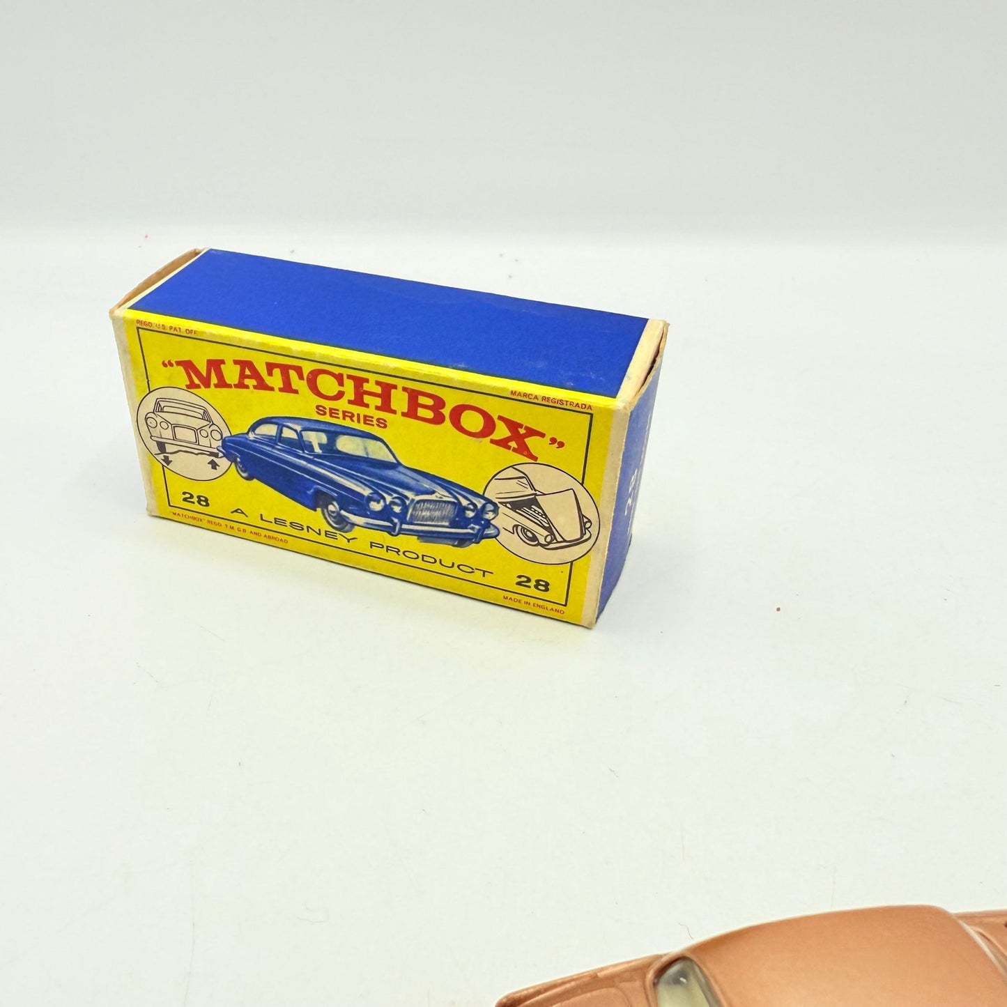 Matchbox Lesney 28c Mk10 Mark Ten Jaguar BPW - Magic Matchbox